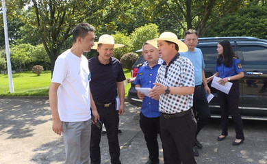 省級專家組蒞臨我市開展2021年度省級園林城市創建復查測評工作